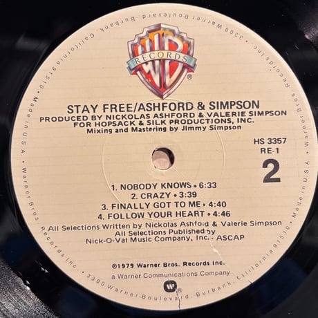Ashford & Simpson / Stay Free (LP)
