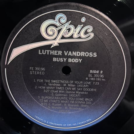 Luther Vandross / Busy Body (LP)