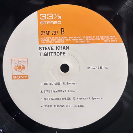 Steve Khan / Tightrope (LP)