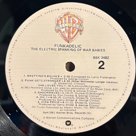Funkadelic / The Electric Spanking Of War Babies　（LP)