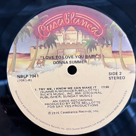 Donna Summer / Love To Love You Baby (LP)
