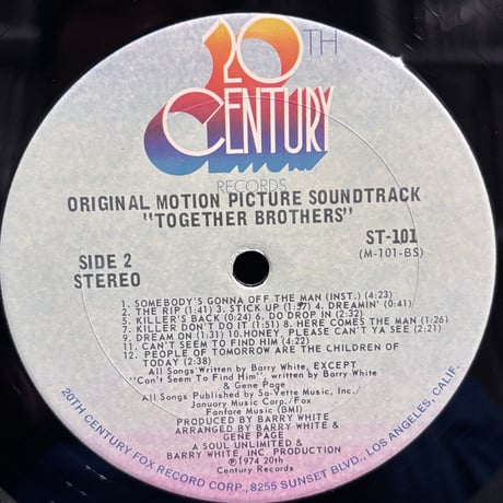 Barry White, Love Unlimited, The Love Unlimited Orchestra / Together Brothers  (LP)