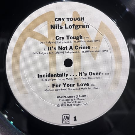 Nils Lofgren / Cry Tough (LP)