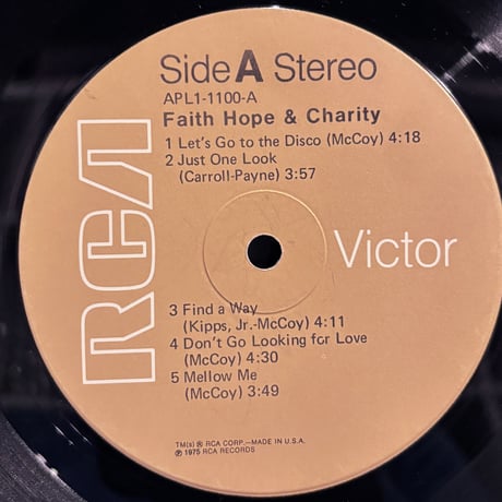 Faith, Hope & Charity / Faith, Hope & Charity (LP)