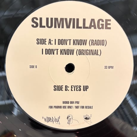Slum Village / I Don't Know / Eyes Up (12")