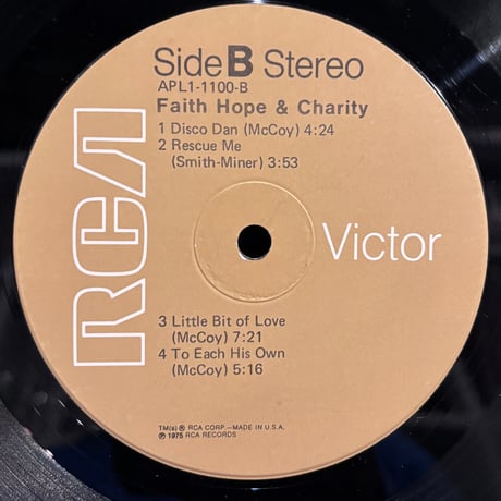 Faith, Hope & Charity / Faith, Hope & Charity (LP)