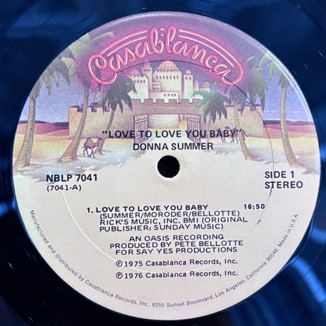 Donna Summer / Love To Love You Baby (LP)