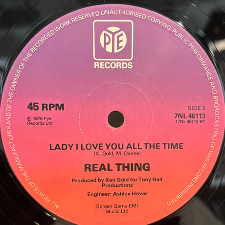 Real Thing / Rainin' Through My Sunshie（12")