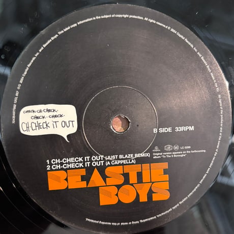 Beastie Boys / Ch-Check It Out (12")