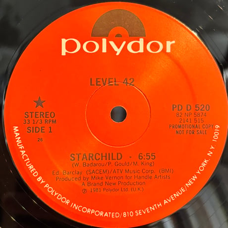 Level 42 / Starchild (12")
