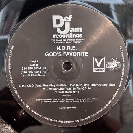 N.O.R.E. / God's Favorite (2LP)