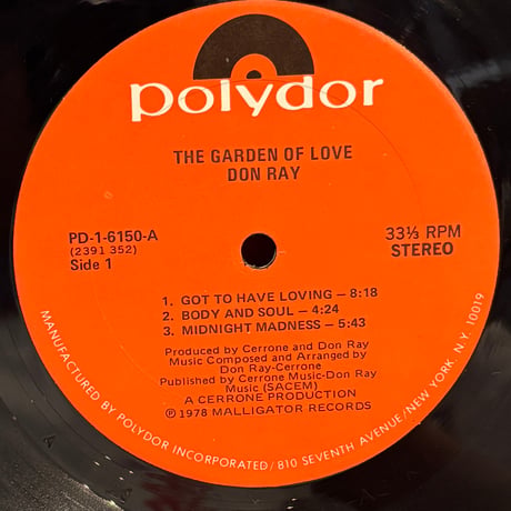 Don Ray / The Garden Of Love (LP)