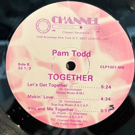 Pam Todd & Gold Bullion Band / Together (12")