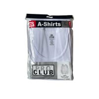 PRO CLUB A-Shirts 3Pack (White)