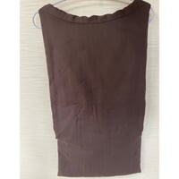 真綿おいね仕立て上がり品　オーガニックコットンダブルガーゼ　ダークブラウンFREE