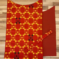 真綿おいねキット　絹kimonoシリーズ　赤絣　FREE