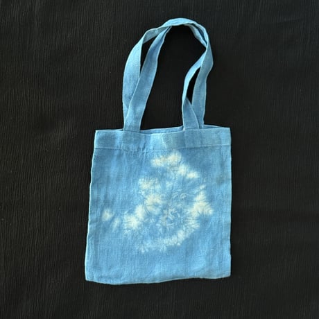 PREMIUM HEMP MINI TOTE  藍  -静寂-