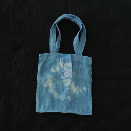 PREMIUM HEMP MINI TOTE  藍  -静寂-
