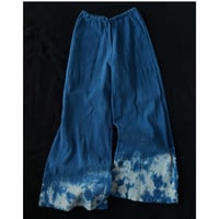 NO.97 高島ちぢみ　SAMUE PANTS  藍  -陰陽-【SIZE1】