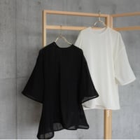 NO.66 COTTON TULE A-LINE TEE  -風円-