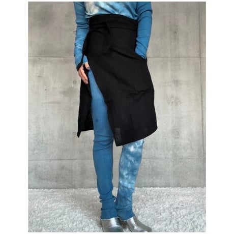 NO.84 WOOL SHEER 【MIDI】APRON