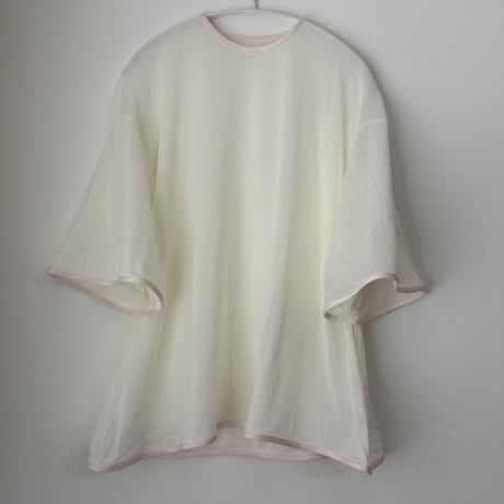 NO.66 COTTON TULE A-LINE TEE  -風円-