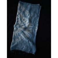 NO.98  LINEN GAUZE WRAP SKIRT  藍  -魂-