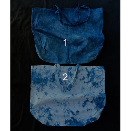 NO. 81  LINEN MONSTER BAG    藍