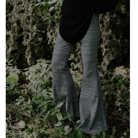 MUUET COTTON VELOUR BELL PANTS グレー CATEGORY カットソー | muuet