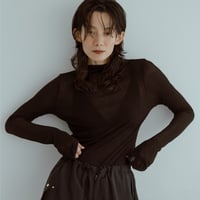NO.107  ZUKIN SHEER TOP