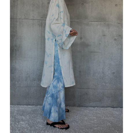 NO.88 PREMIUM HEMP DRESS 藍   -繋ぐ-
