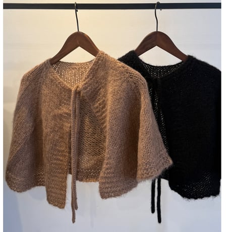 <PRE ORDER> NO.120 MOHAIR SILK CAPE 　12月上旬予定