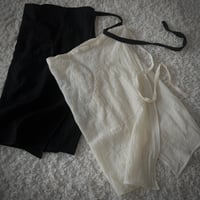 NO.84 WOOL SHEER 【MIDI】APRON