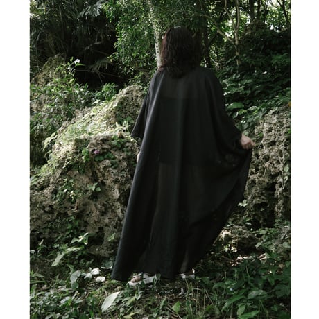 NO.64 RAMIE DRESS 黒　【8/25〜発送】