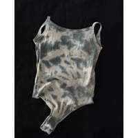 NO.34 RANDOM RIBS Cup in body suits   炭色