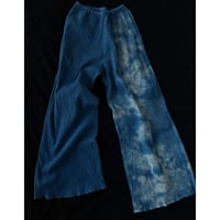 NO.97 高島ちぢみ　SAMUE PANTS  藍  -陰陽-【SIZE1】