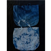 NO. 81  LINEN MONSTER BAG    藍