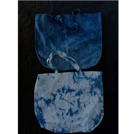 NO. 81  LINEN MONSTER BAG    藍