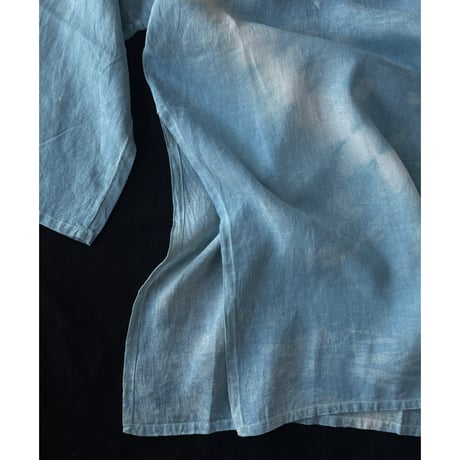 NO.88 PREMIUM HEMP DRESS 藍   -繋ぐ-