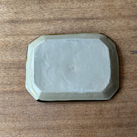 てつ工房 小島鉄平　長角皿 コ角A (約16×12cm)