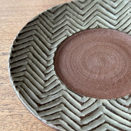工房コキュ　7寸皿 C7 (直径約22cm)
