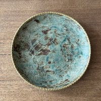 福島慈子　プレート皿 F1D（直径約20cm）