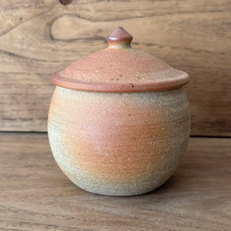 川尻製陶所　塩壷M 丸形 シM丸B
