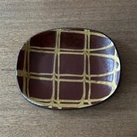 紀窯　中川紀夫　丸長方鉢 K5A (約17×13cm)