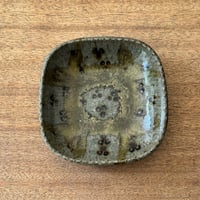 フジタ工作室　 四角皿 フ12E (約14.5×14.5cm)