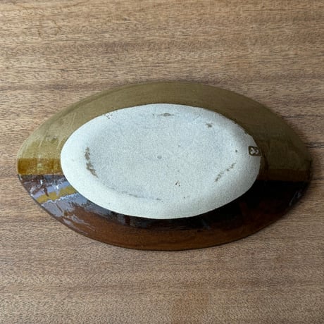 えのきだ窯 榎田智　カレー皿 エ9J (約27.5×16cm)