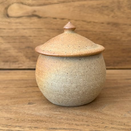 川尻製陶所　砂糖壷S 丸形 サS丸B