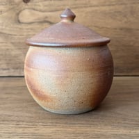 川尻製陶所　塩壷M 丸形 シM丸D