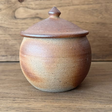 川尻製陶所　塩壷M 丸形 シM丸D