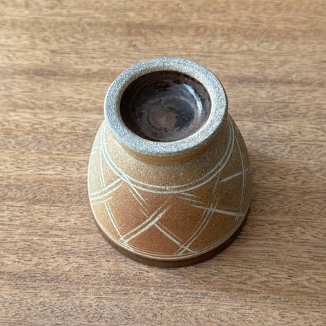 川尻製陶所　アフリカの太鼓のカップ KアD